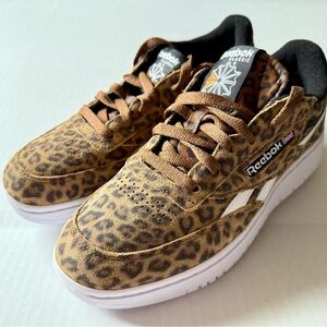 New Reebok Leopard Print Shoes 9.5 Women’s Sneakers